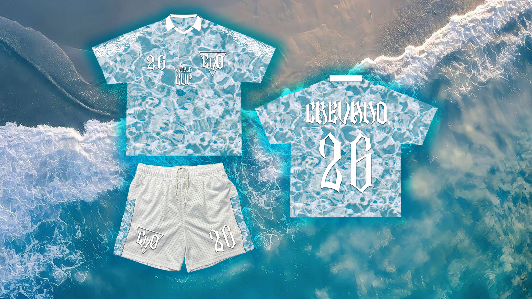 Ice Blue Jersey set - WORLD CUP 26' EDITION